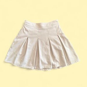 Hollister Beige Pleated mini skirt